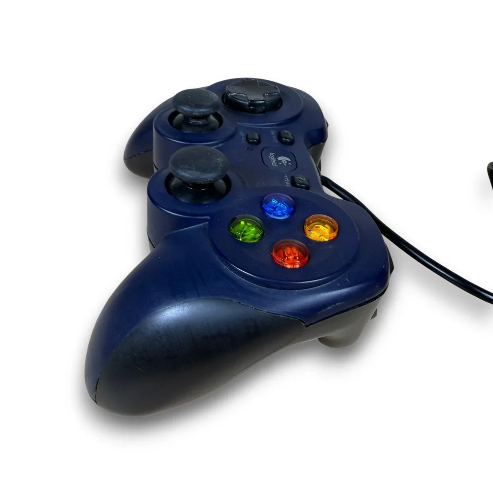 Logitech Gamepad‎ F310 USB Wired Controller Dark Blue Black PC Gaming 840-000058